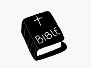Bible Black And White Clip Art