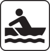 Reversed Rower Clip Art