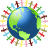 Holding Hands Around The World Clip Art