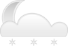 Moon Snow Clip Art