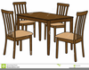 Dining Room Table Clipart Image