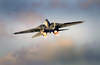 An F-14d Tomcat Ignites Its After Burners Following A Launch Image