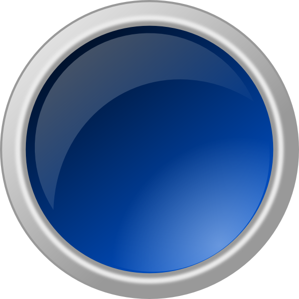 Glossy Blue Button Clip Art  at Clker com vector clip  art  