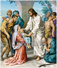 Jesus Healing The Sick Clipart Image