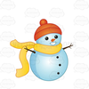 Small Snowman Clipart Image