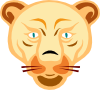Lion Face Clip Art