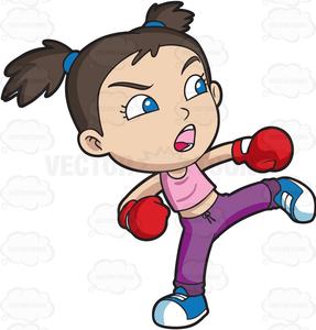Free Clipart Cardio Kickboxing Image