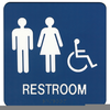 Clipart Restroom Sign Image