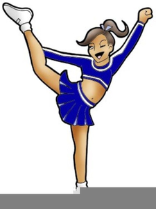 Basketball Cheerleaders Clipart Image