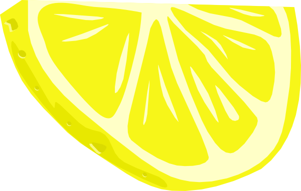 Lemon (half Slice) Clip Art at Clker.com - vector clip art ...