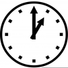 Ticking Clock Animation Clipart Image