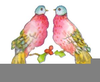 Turtle Doves Clipart Image
