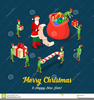 Christmas Gift Bag Clipart Image