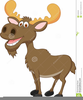 Elk Mascot Clipart Image