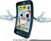 Mobile Phone Clipart Vector Image