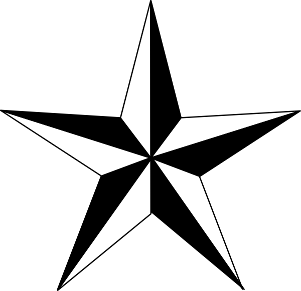 Texas Star Clip Art at Clker.com - vector clip art online, royalty free