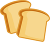 Slice Of Toast Clipart Image