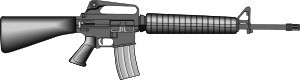 M16 Gun Clip Art