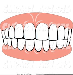 Animated Chattering Teeth Clipart Image
