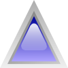 Led Triangular 1 (blue) Clip Art