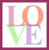 Colorful Love Icon Image