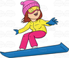 Clipart Snowboarder Image