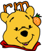 Winnie The Pooh With Orange Clip Art