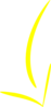 Yellow Arrow Curved Clip Art