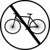 No Bikes Clip Art
