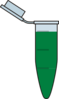 Green Eppendorf Open Clip Art