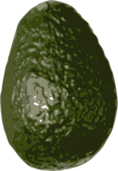 Avocado Clip Art at Clker.com - vector clip art online, royalty free
