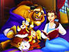 Free Disney Clipart Belle Reading Image