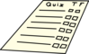 Quiz Clip Art