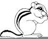 Chimpmunk Clipart Image