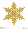 Snow Flakes Christmas Clipart Image
