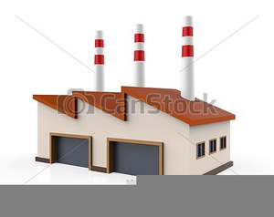 Factory Building Clipart Image