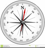 Clipart Compass With Degrees Image