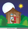 Christmas Stable Clipart Image