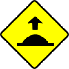 Leomarc Caution Sped Hump Clip Art