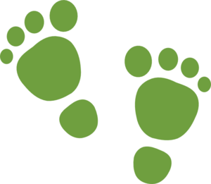 Green Feet Clip Art