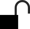 Padlock Unlocked Silhouette Clip Art