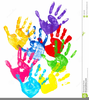 Clipart Of Childrens Handprints Image