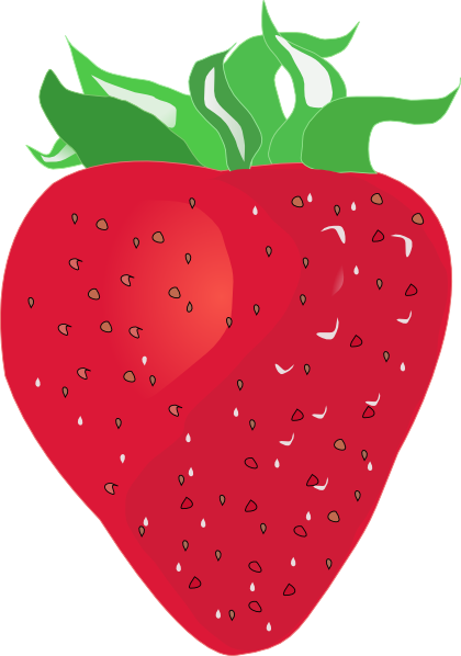 Strawberry 1 Clip Art at Clker.com - vector clip art online, royalty
