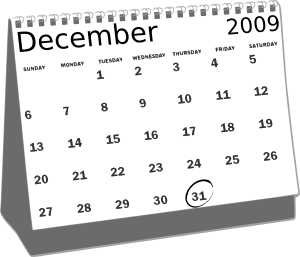 Roystonlodge Desk Calendar Clip Art