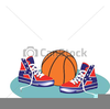Basketball Shoe Clipart Image
