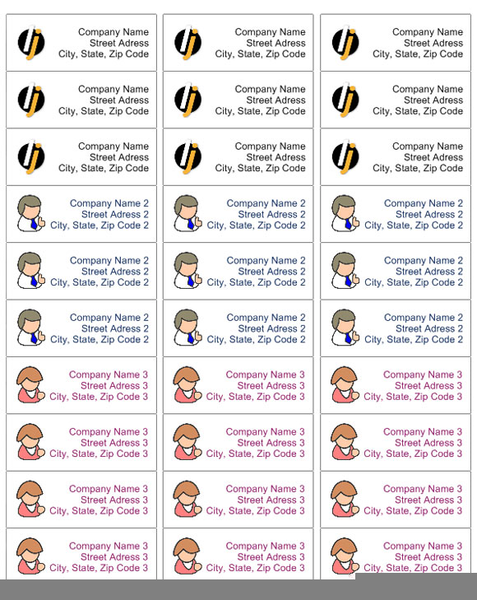 How To Add Clipart To Address Labels In Word | Free Images at Clker.com