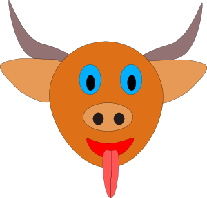 Bull S Head Cartoon Clip Art