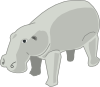 Hippopotamus 6 Clip Art