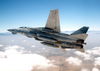 An F-14a  Tomcat  Assigned To The  Checkmates  Of Fighter Squadron Two One One (vf-211) Prepares To Make A Bombing Run. Image