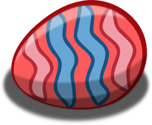 Red Easter Egg Clip Art
